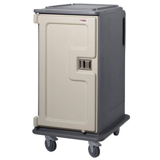 Cambro MDC1418T16191 Meal Delivery Cart Capacity 16 Trays-14" X 18" Granite Gray Case of 1
