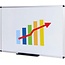 VIZ-PRO Dry Erase Board/Whiteboard, 60 x 36 Inches, Wall Mounted Board for School Office and Home