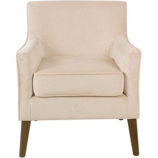 HomePop Davis Mid-Century Accent Chair, Pink