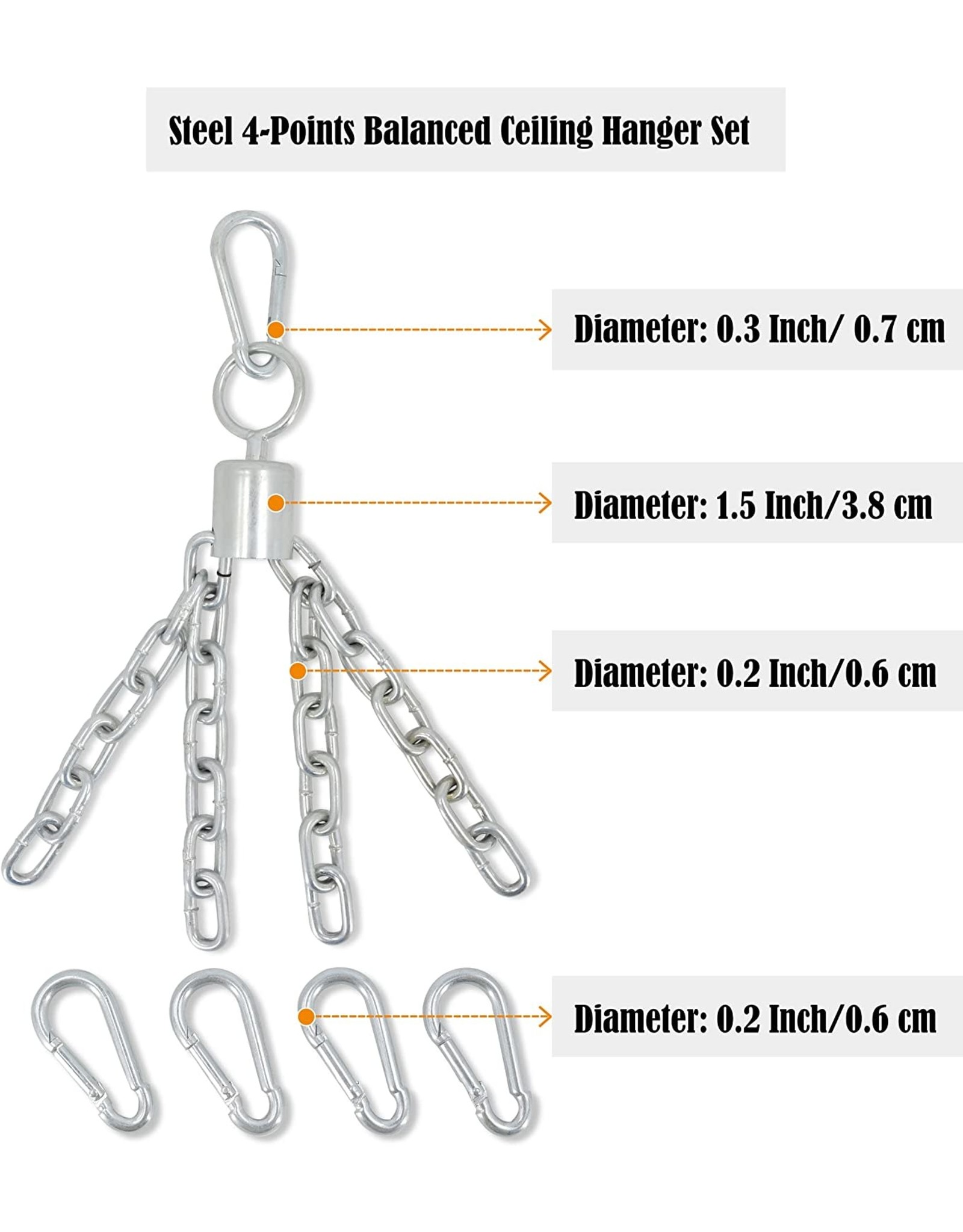 Morgan V2 Punch Bag Chains & Swivel – The Fight Factory