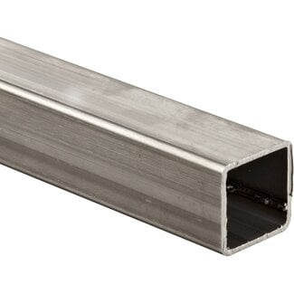 Stainless Steel 304 Square Tubing, ASTM A554, 6" x 6", 1/4" Wall, 36" Length