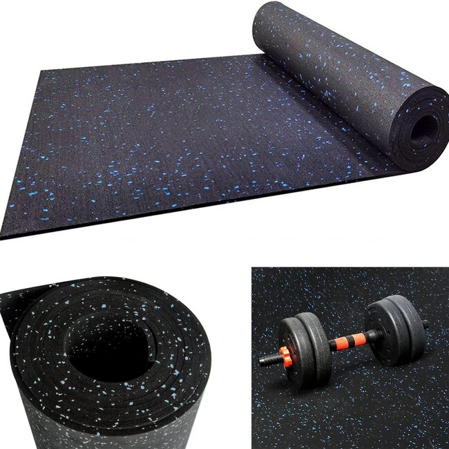 1/4 Inch Rubber Mat 7mm Thick Rubber Gym Flooring Roll 3.3ft x 13ft Heavy  Duty Rubber Rolls Protective Exercise Mats for Stronger and Safer Basement,  Home Gym, Shed or Trailer - Amazing