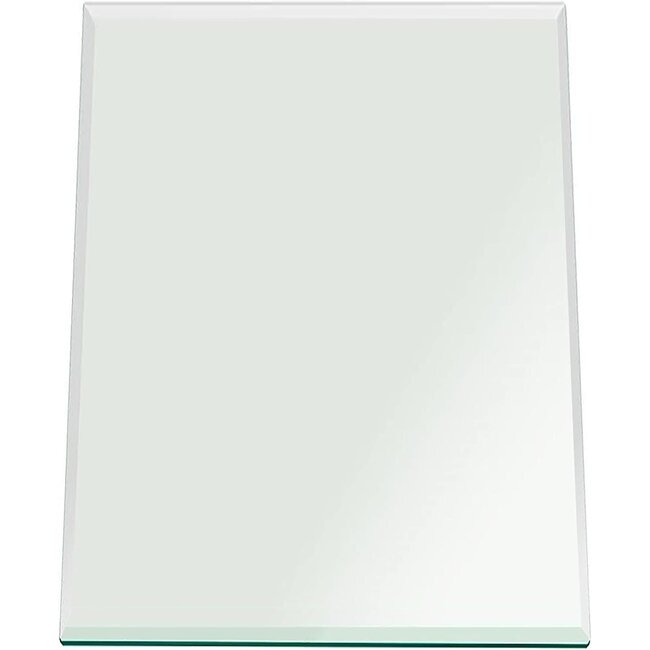 Fab Glass and Mirror Rectangle Glass Table Top, 36" X 60", Clear