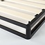 ZINUS Metal Box Spring with Wood Slats /4 Inch Mattress Foundation / Sturdy Steel Structure / Easy Assembly, King