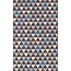 Superior Pastel Aztec Collection Area Rug, 6mm Pile Height with Jute Backing, Affordable and Contemporary Rugs, Multicolored Geometric Pattern - 8' x 10' Rug, Slate