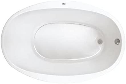 PROFLO PFS5838WH PROFLO PFS5838 Lansford 58" x 38" Drop In Acrylic Soaking  Tub with Reversible Drain and Overflow Amazing Bargains USA Buffalo, NY