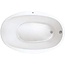 PROFLO PFS5838WH PROFLO PFS5838 Lansford 58" x 38" Drop In Acrylic Soaking Tub with Reversible Drain and Overflow