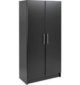 Prepac Elite Storage Cabinet, 32" W x 65" H x 16" D, Black