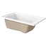American Standard 2771V002.011 Evolution 5 ft. x 36 in. Deep Soaking Tub with Reversible Drain, Arctic