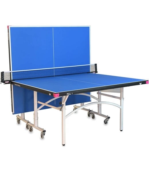 Butterfly Easifold 19 Ping Pong Table - Ping Pong Table Regulation Size with Easy Net Set - 10 Minute Quick Assembly - Folding with Wheels for Easy Storage