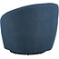 Basics Swivel Accent Chair, Upholstered Armchair for Living Room, Navy