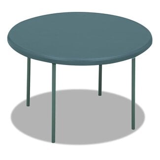 Iceberg 65247 IndestrucTable TOO Folding Table, 48" Round, Charcoal