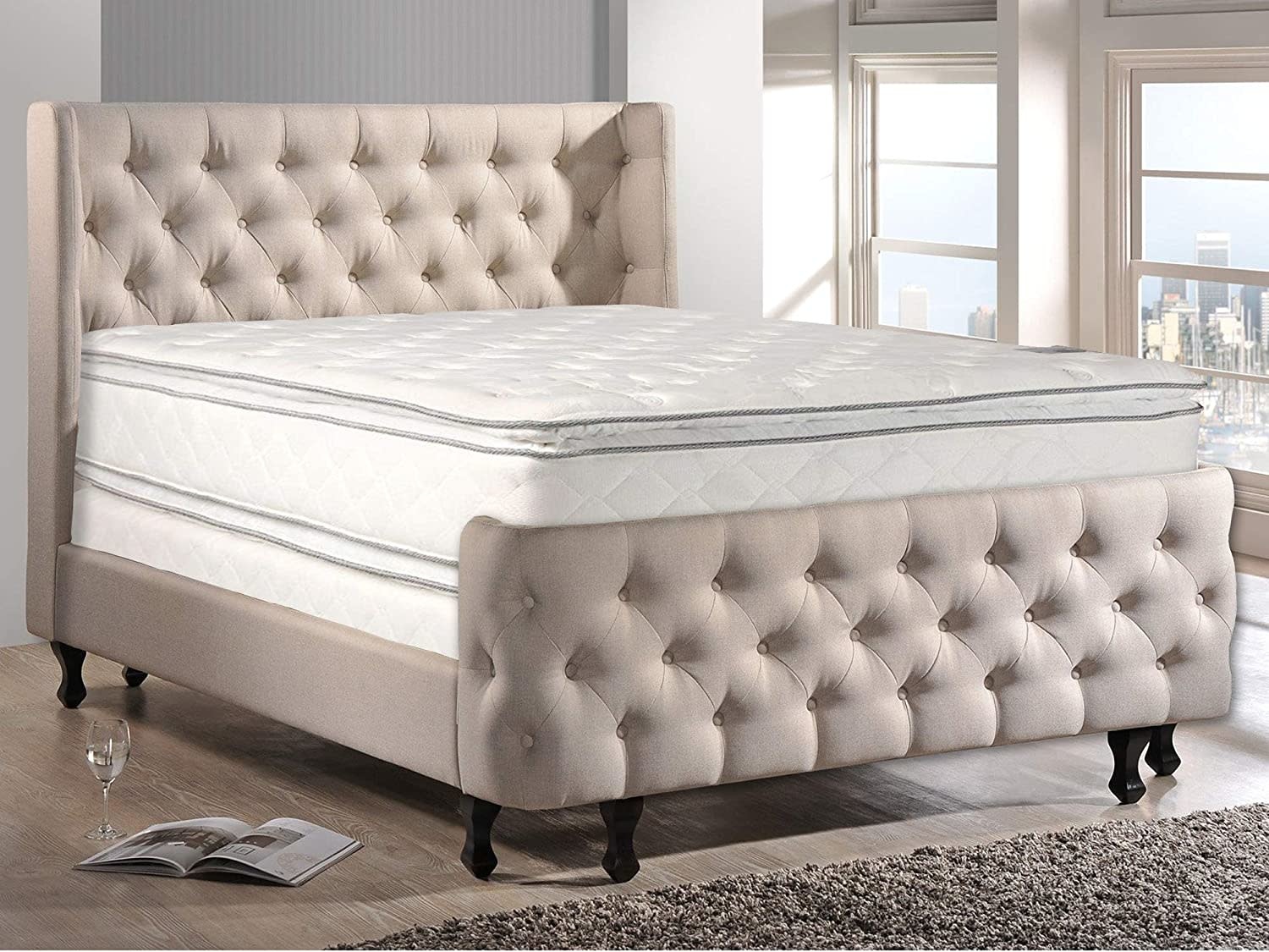 Double sided pillow top clearance king mattress