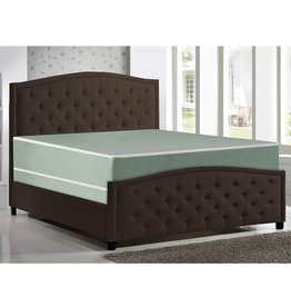 Mattress Comfort 8-Inch Firm Double sided Tight top Waterproof Vinyl Innerspring Mattress and 4" Split Low Profile Fully Assembled Wood Boxspring/Foundation Set,Twin