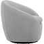 Amazon Basics Swivel Accent Chair, Upholstered Armchair for Living Room, Grey