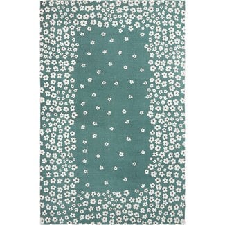 Superior Wildflower Area Rug, 8' x 10', Teal
