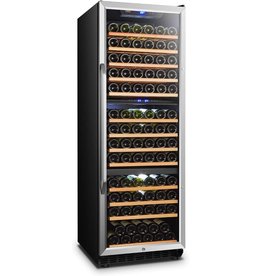 Lanbo Triple Zones Compressor Built-in Wine Cooler with Safety Lock, 149 Bottles