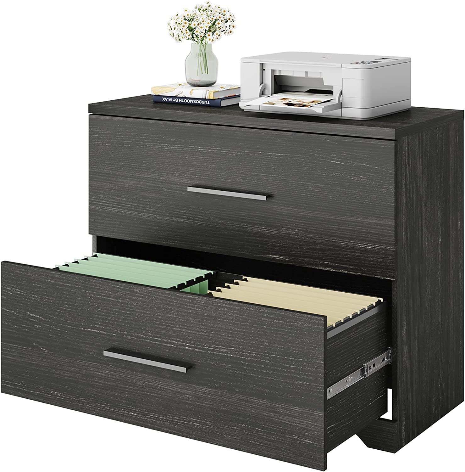  DEVAISE 3-Drawer Wood File Cabinet, Mobile Lateral