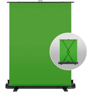 Elgato Green Screen - Collapsible Chroma Key Backdrop, Wrinkle-Resistant Fabric and Ultra-Quick Setup for background removal for Streaming, Video Conferencing, on Instagram, TikTok, Zoom, Teams, OBS