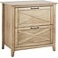 Stone & Beam Classic 2-Drawer Lateral File Cabinet, Pine Wood with Metal Hardware, 30"H, Weathered Oak Finish