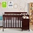 Dream On Me Jayden 4-in-1 Mini Convertible Crib And Changer in Espresso, Greenguard Gold Certified, Non-Toxic Finish, New Zealand Pinewood, 1" Mattress Pad