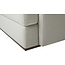 Rivet Modern Loveseat Sofa with Underseat Storage, 63.8"W, Chalk