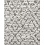 EORC DL3IV8X10 Hand Knoted Wool Transitional High-Low Rug, 8' x 10', Ivory