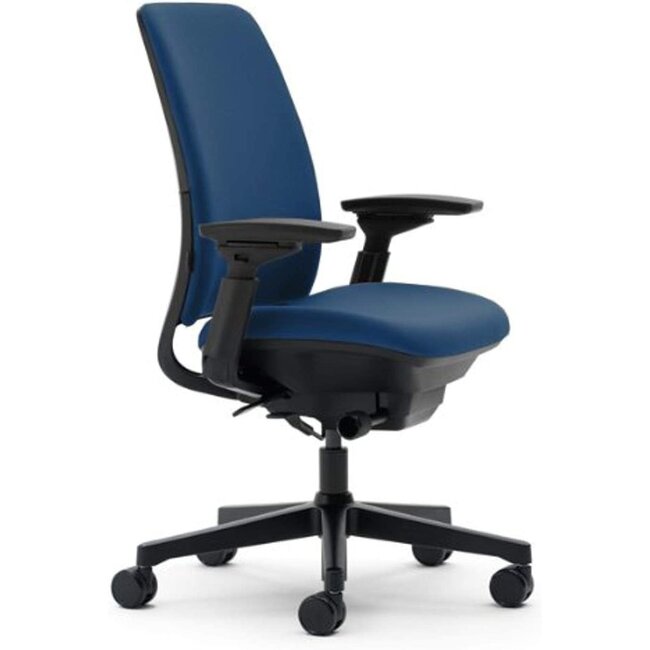Steelcase Amia Chair, Blue Fabric - -