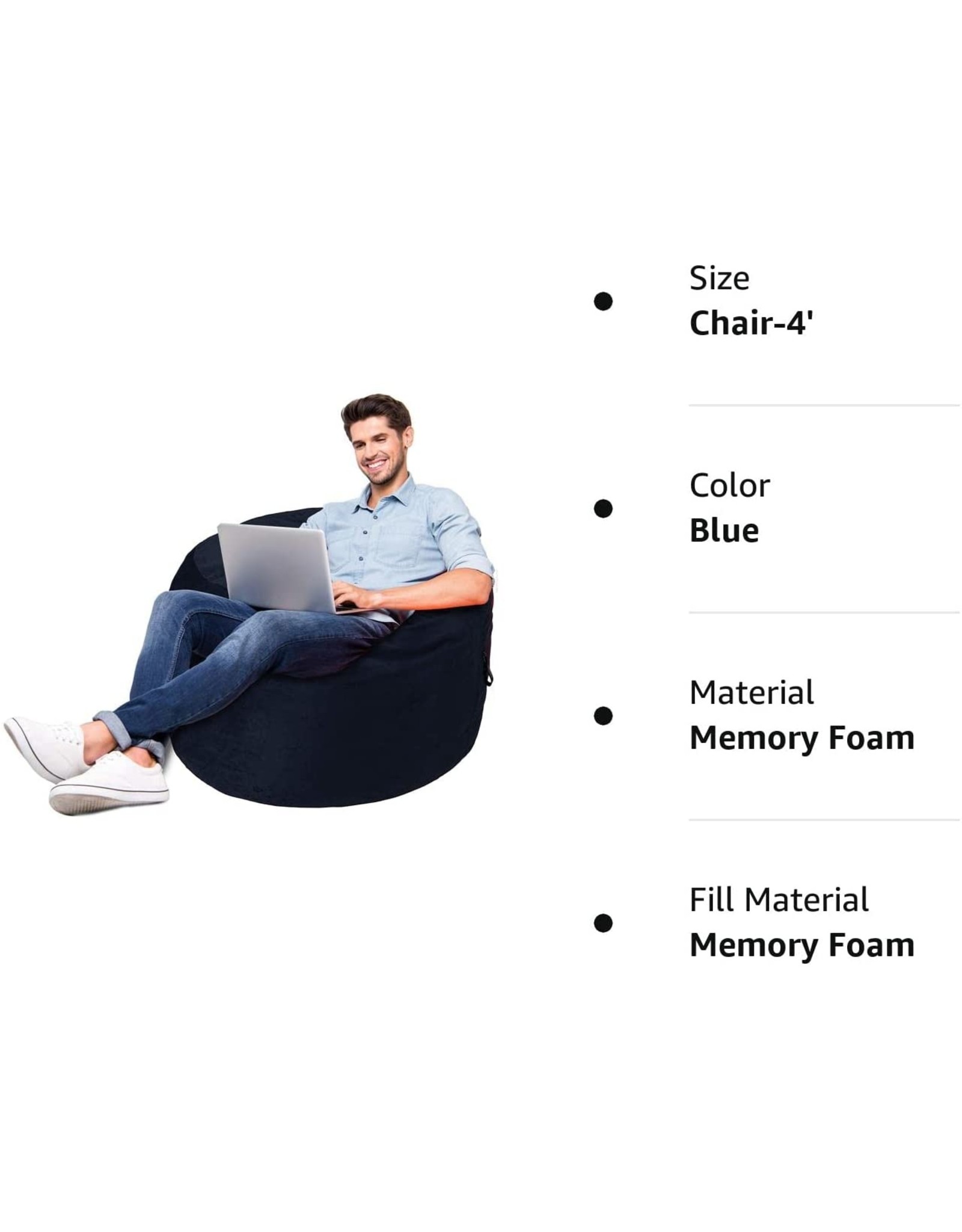 Share more than 86 memory foam bean bag amazon best stylex.vn