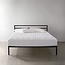 Amazon Basics Modern Metal Platform Bed Frame with Headboard - 14 Inch Leg Height, Full Size, Black