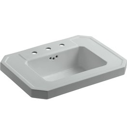 KOHLER K-2323-8-95 Kathryn Bathroom Sink Basin with 8" Centers, Ice Grey