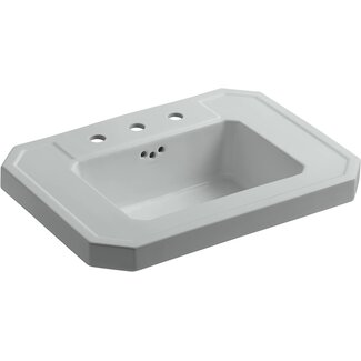 KOHLER K-2323-8-95 Kathryn Bathroom Sink Basin with 8" Centers, Ice Grey