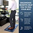 Sky Solutions Anti Fatigue Mat - 3/4" Cushioned Kitchen Rug and Standing Desk Mat & Garage - Non Slip, Waterproof and Stain Resistant (24" x 70", Grey)