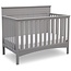 Delta Children Fancy 4-in-1 Convertible Baby Crib - Greenguard Gold Certified, Grey