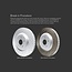 R1 Concepts Front Rear Brakes and Rotors Kit |Front Rear Brake Pads| Brake Rotors and Pads| Ceramic Brake Pads and Rotors |Hardware and Sensor Kit|fits 2004-2005 Mercedes-Benz E320