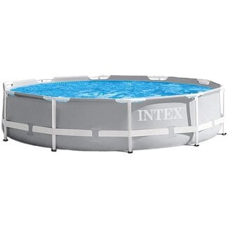 INTEX 26701EH 10 Foot x 30 Inch Prism Premium Frame Above Ground Pool | Cartridge Filter Pump Included