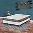 Nutan Wood Split Low Profile Traditional 4-inch Fully Assembled Foundation Set-Strong Structure Luxurious Durable Bedding King Mattress Box Springs, White