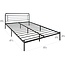 Amazon Basics Modern Studio 14-Inch Platform Metal Bed Frame, King