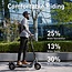 NIU Electric Scooter for Adults - KQi3 Pro with 350W Power, 31 Miles Long Range, Max Speed 20MPH, Wider Deck, Triple Braking System, 9.5'' Tubeless Fat Tires, Portable & Folding, UL Certified