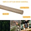 ROTHLEY Pipe Handrails for Indoor Stairs: 3.3FT Stair Railing Wood Hand Railings for Stairs Wall Mount Stair Handrail 1.6" Round Wooden Stair Railing for Elderly & Kids (Driftwood)