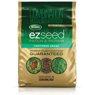 Scotts EZ Seed Patch and Repair Centipede Grass, 20 lb. - Combination Mulch, Seed, and Fertilizer - Tackifier Reduces Seed Wash-Away - Covers up to 445 sq. ft. (2 pack of 10lb bags)