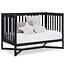Delta Children Tribeca 4-in-1 Baby Convertible Crib, Midnight Grey