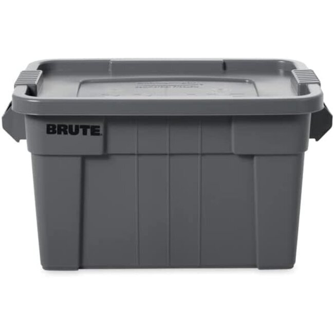 Rubbermaid Commercial Products Brute Tote Storage Container with Lids-Included,  20-Gallon, Gray, Rugged/Reusable Boxes for Moving/Storing in  Garage/Basement/Attic/Jobsite/Truck/Camping, 2 Pack - Amazing Bargains USA  - Buffalo, NY