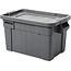 Rubbermaid Commercial Products Brute Tote Storage Container with Lids-Included, 20-Gallon, Gray, Rugged/Reusable Boxes for Moving/Storing in Garage/Basement/Attic/Jobsite/Truck/Camping, 2 Pack