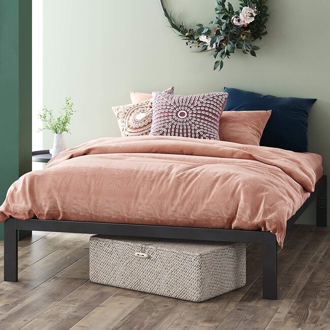 ZINUS Mia Metal Platform Bed Frame Wood Slat Support No Box