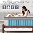 Martisiluna Queen Mattress, 10.5 Inch Memory Foam Hybrid Queen Mattress in a Box, with Antistatic Silver Fiber Fabric, Double Edge Support & Pressure Relief, CertiPUR-US Certified