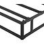 Amazon Basics Smart Box Spring Bed Base, 9 Inch Mattress Foundation, Tool-Free Easy Assembly, California King, White