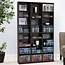 Atlantic Oskar 756 Media Storage Cabinet ? Protects & Organizes Prized Music, Movie, Video Games or Memorabilia Collections, PN 38435713 in Espresso