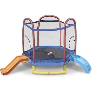 Little Tikes 7' Climb 'N Slide Trampoline