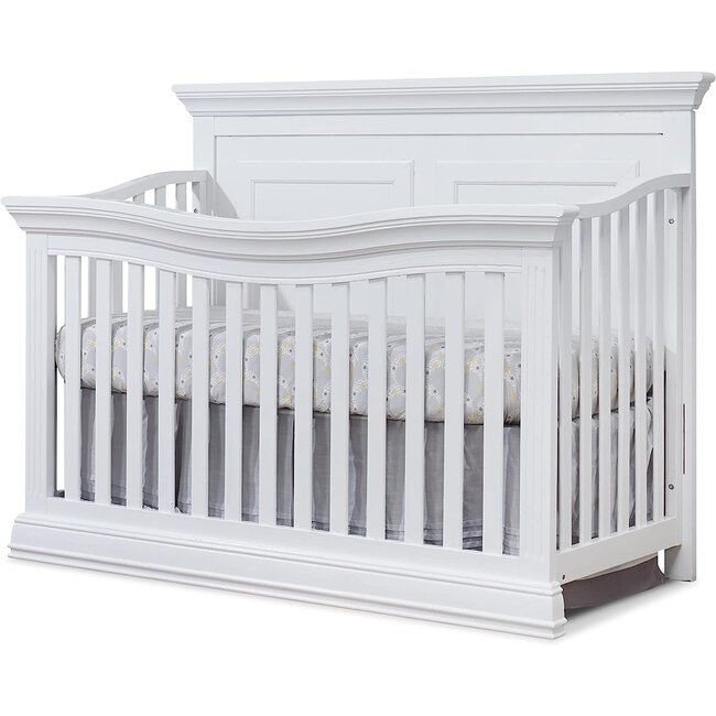 Sorelle Furniture Paxton Crib, Classic 4-In-1 Convertible Crib, Made of Wood, Non-Toxic Finish, Wooden Baby Bed, Toddler Bed, ChildÃ¢â‚¬â„¢s Daybed and Full-Size Bed, Nursery Furniture - White